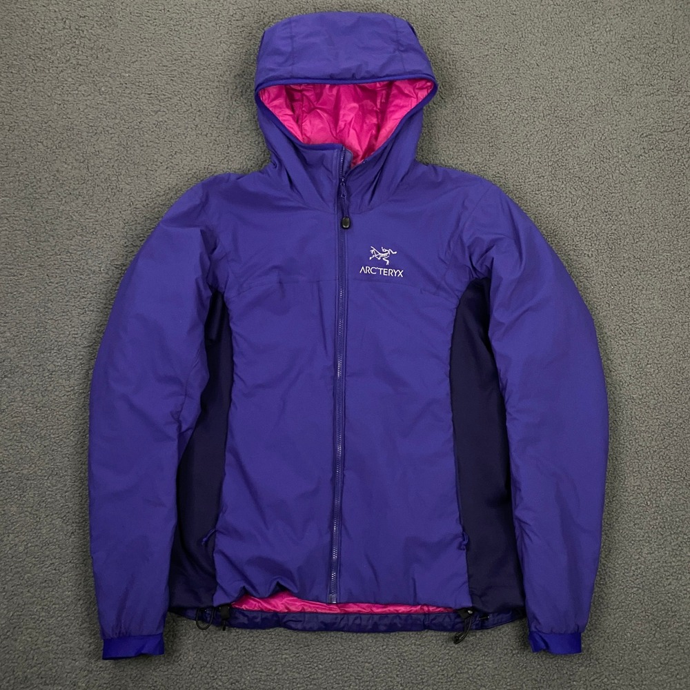 Arc'teryx Atom LT Hoody Jacket Women Large Purple Pink Insulated Gorpcore Hiking